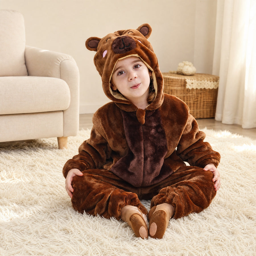 Brown Bear – Hooded Baby Costume Onesie