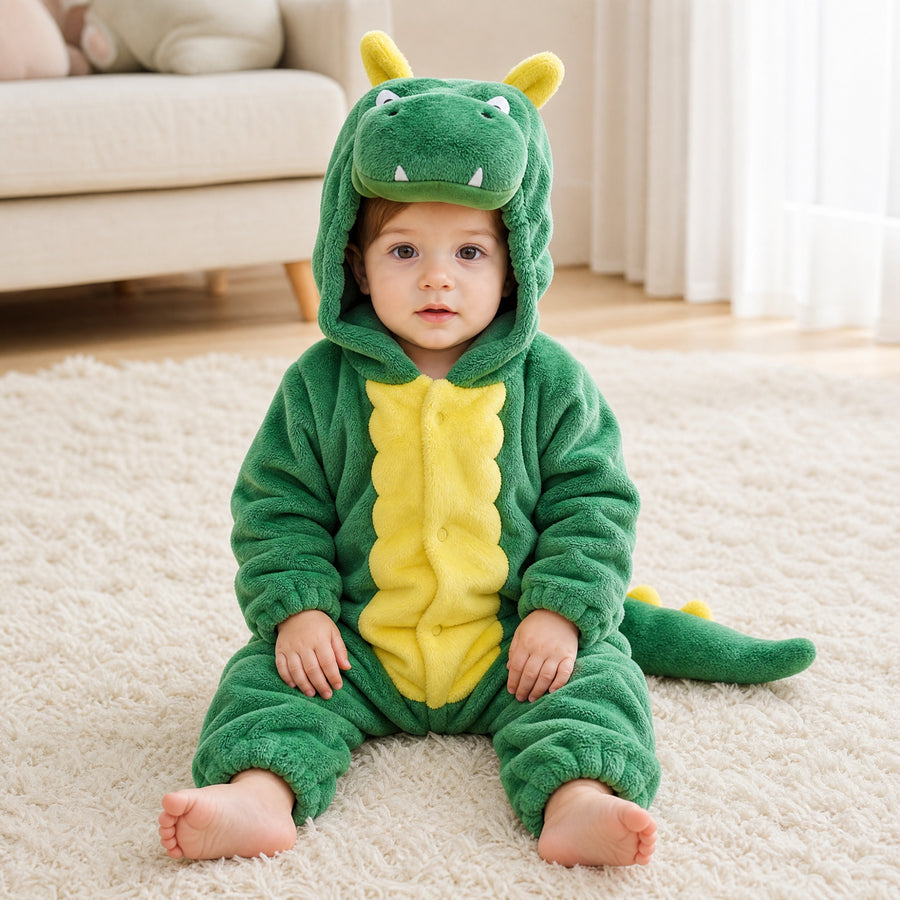 Green Dragon – Hooded Baby Costume Onesie